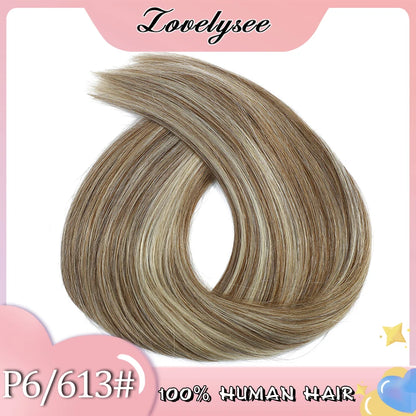 60Grams Lightweight Straight Clip In Human Hair Extensions Full Head 3Pcs Ombre Color Brazilian Machine Remy Hairpiece for Women