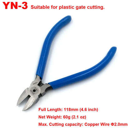 Japan GOOT Mini Pliers Diagonal Cutter Long Nose Nippers for Home Use Hobby Hand Tools Cutting Plastic Soft Wire Bending Holding