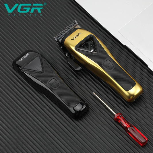 VGR Hair Clipper Professional Hair Trimmer Electric Hair Cutting Machine Vector Motor Haircut 9000 RPM Clipper for Men V-015