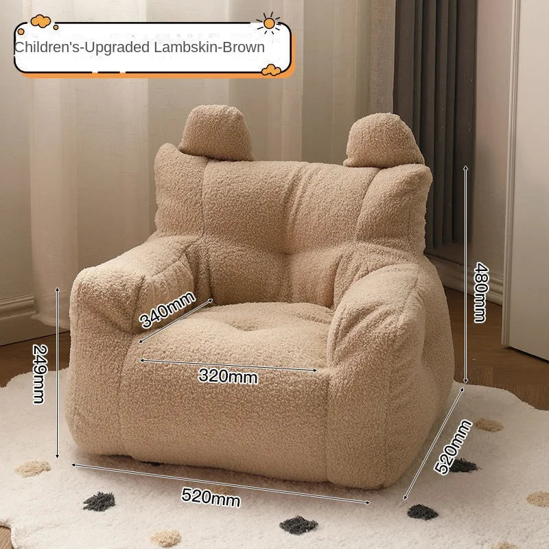 K-STAR Cute and Lazy Sofa Mini Casual Seat Cartoon Children's Sofa Reading Men and Women Simple Sofa Baby Sofa 2023 dropshopping