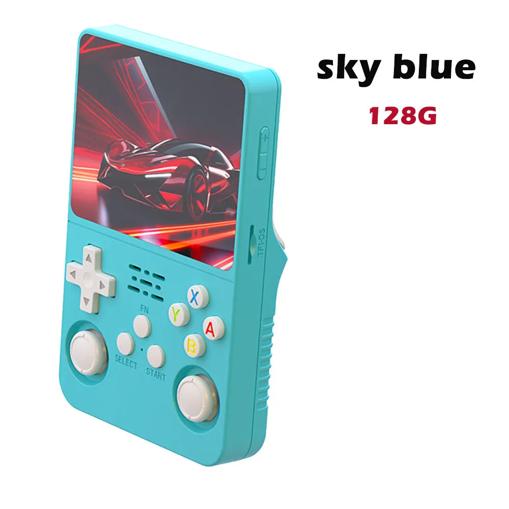 YYDZKJ Open Source R36S Retro Handheld Game Console Linux System 3.5 Inch IPS Screen Portable Pocket Video Player 64GB Game gift