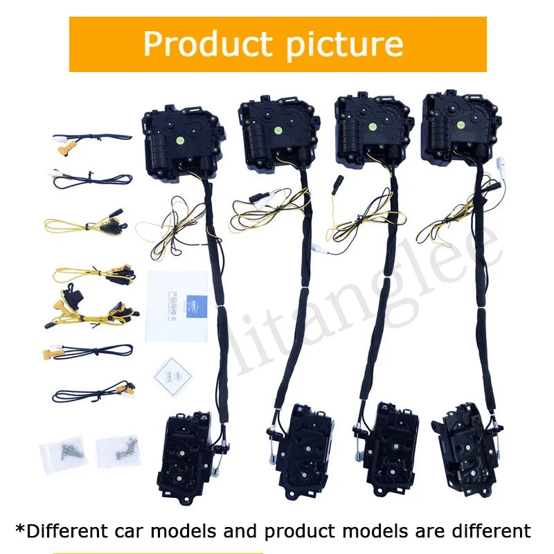 For MINI COUPE F57 2016~2019 Car Soft Close Door Latch Pass Lock Actuator Auto Electric Absorption Suction Silence Closer