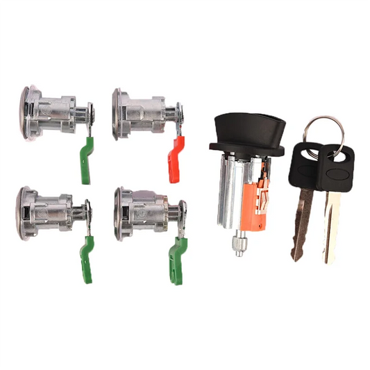 Car Door Locks Cylinder Lock Set for Ford E150 E250 1997-2020 Ignition Lock Car Accessories 597638 DL5886