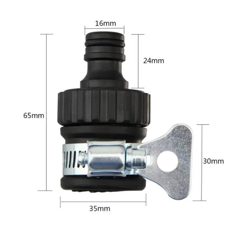 Universal Water tap Faucet Adapter connector Quick Connect tap Plastic Hose Fitting drip Irrigation For Car Washing Garden tools