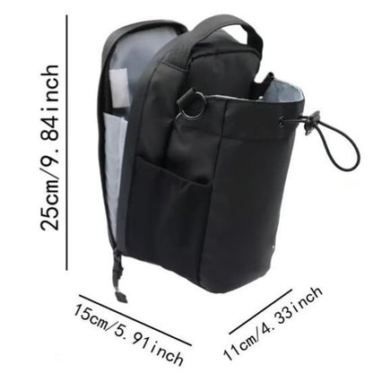 Magnetic Sling Bag for Men & Women. Ideal as a gym, travel, and work bag. Keeps your belongings off the dirty gym floor.