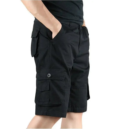 Mens Cargo Shorts Multi Pocket Work Homme Black Short Pants for Men Clothing Comfortable Harajuku Loose Clothes Summer Jorts Y2k