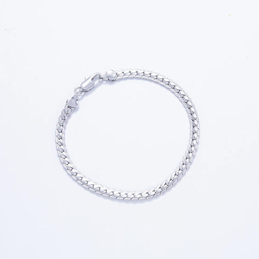 20-60cm 5mm Silver Color luxury brand design noble Necklace Chain For Woman Men Fashion Wedding Engagement Jewelry