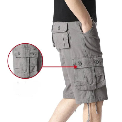 Mens Cargo Shorts Multi Pocket Work Homme Black Short Pants for Men Clothing Comfortable Harajuku Loose Clothes Summer Jorts Y2k