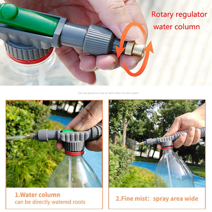 Garden Watering Artifact Beverage Bottle Sprayer Cola Spray Head Universal Reciprocating Pull-out Disinfection Watering Vegetabl