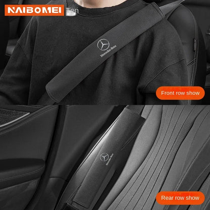 Car seat belt cotton cover, accessories for Mercedes Benz C180, C200, C260, C300, W108, W124, W126, W140, W168, W169, W176,2 PCS