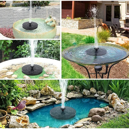 13/16/18 Cm Bird Bath Waterfall Fountain Pool Yard/garden Decor Solar Pump Outdoor Gardens Deco Birdbath Source & Decors