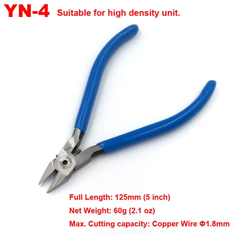 Japan GOOT Mini Pliers Diagonal Cutter Long Nose Nippers for Home Use Hobby Hand Tools Cutting Plastic Soft Wire Bending Holding