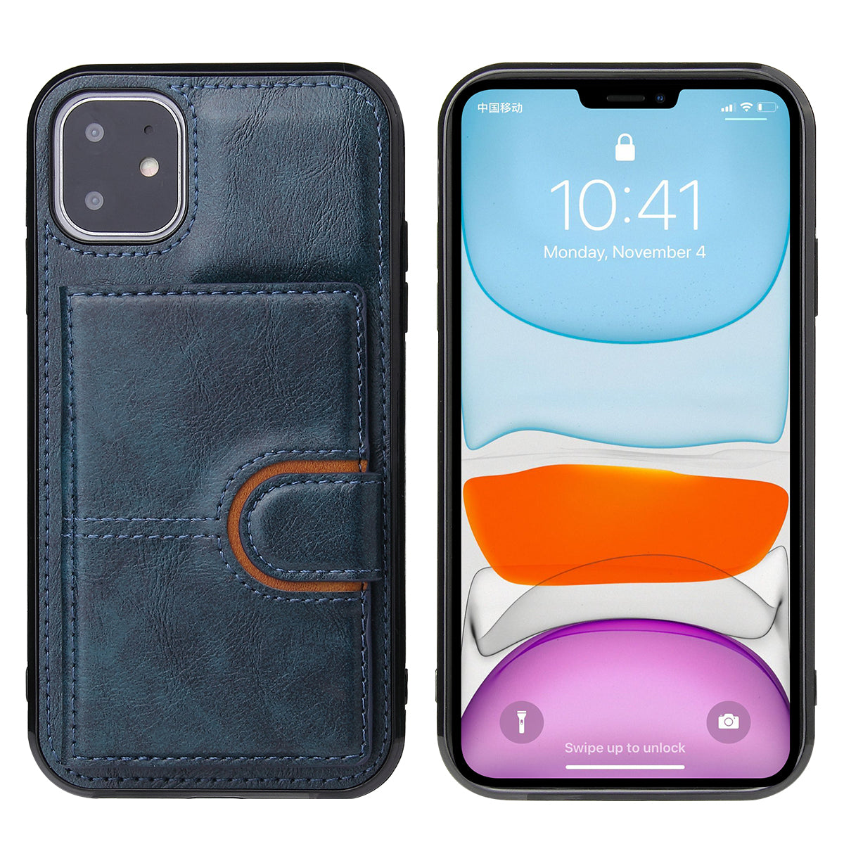 Suitable for iPhone 13 wallet phone case, iPhone 13 Promax card insertion leather case, Apple 11 anti drop phone case