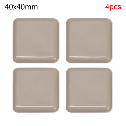 4pcs Furniture Leg Slider Pads Anti Scratch Easy Move Heavy Furniture Thickened Moving Pad Anti-abrasion Floor Protector Mat