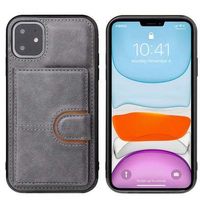 Suitable for iPhone 13 wallet phone case, iPhone 13 Promax card insertion leather case, Apple 11 anti drop phone case