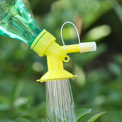 Bottle Cap Sprinkler Flower Waterers Dual Head Bottle Watering Spout Watering Can Sprinkler Head Watering Supplies