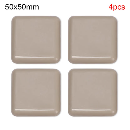 4pcs Furniture Leg Slider Pads Anti Scratch Easy Move Heavy Furniture Thickened Moving Pad Anti-abrasion Floor Protector Mat