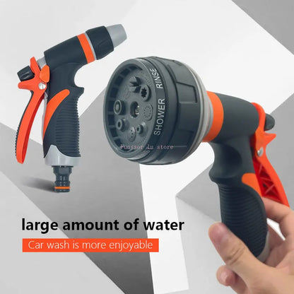 Clearance_Spray Lawn Watering Multi-Function Car Wash High Pressure Durable Hand-Held Tools Hose Sprinkle Nozzle Garden_Continuo