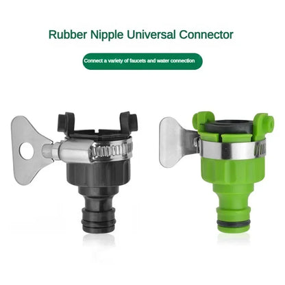 Durable Universal Water Faucet Adapter Plastic Hose Fitting Quick Connect Fitting Tap for Car Washing Garden Irrigation