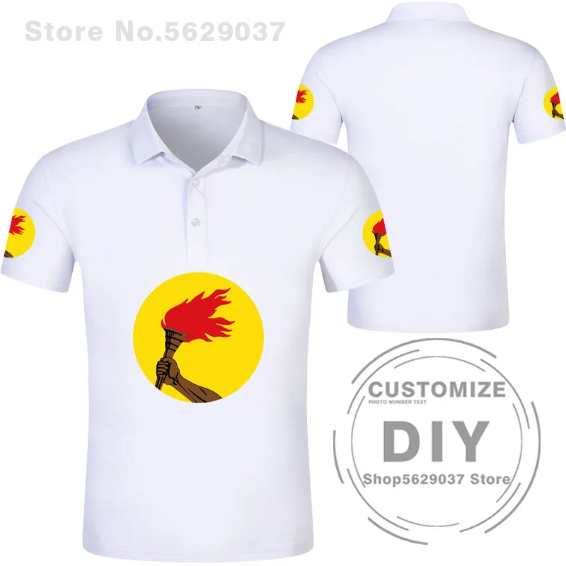 Zaire Flag 1971 1997 Polo Shirt Democratic Republic Of Congo Customized  Sports Polo Shirt Flag Polo Shirt Print Photo Clothes