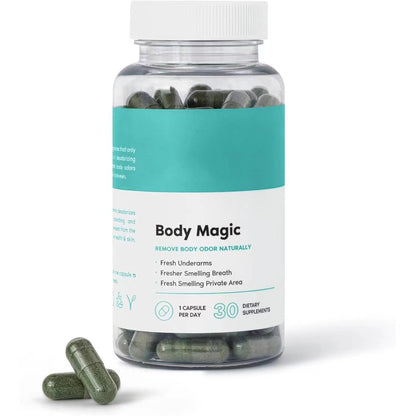 Chlorophyll Capsules Body Magic Capsules GMP Chlorophyll Capsules