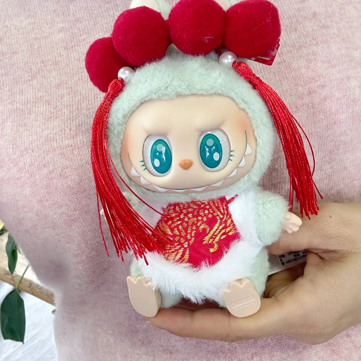 15cm Labubu Idol Dolls Clothes Beautiful Kimono New Year Xmas Accessories Korea Kpop Exo Clothing Hoodie Plush Doll'S Clothes