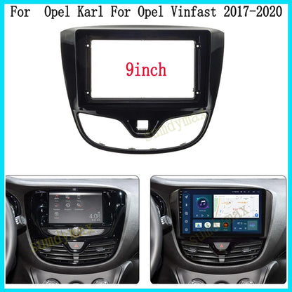 9inch car panel Trim Dashboard Panel Kit For Opel Karl Vinfast Fadil 2017 Android car Radio Dash Panel