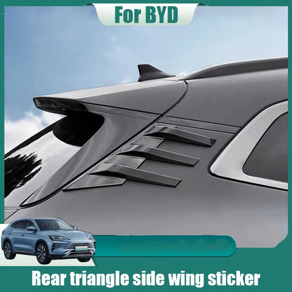 For BYD Sealion 6 Seal U Song Plus DM-i EV 2020 2024 Rear window Rear triangle side wing sticker decorative frame Exterior