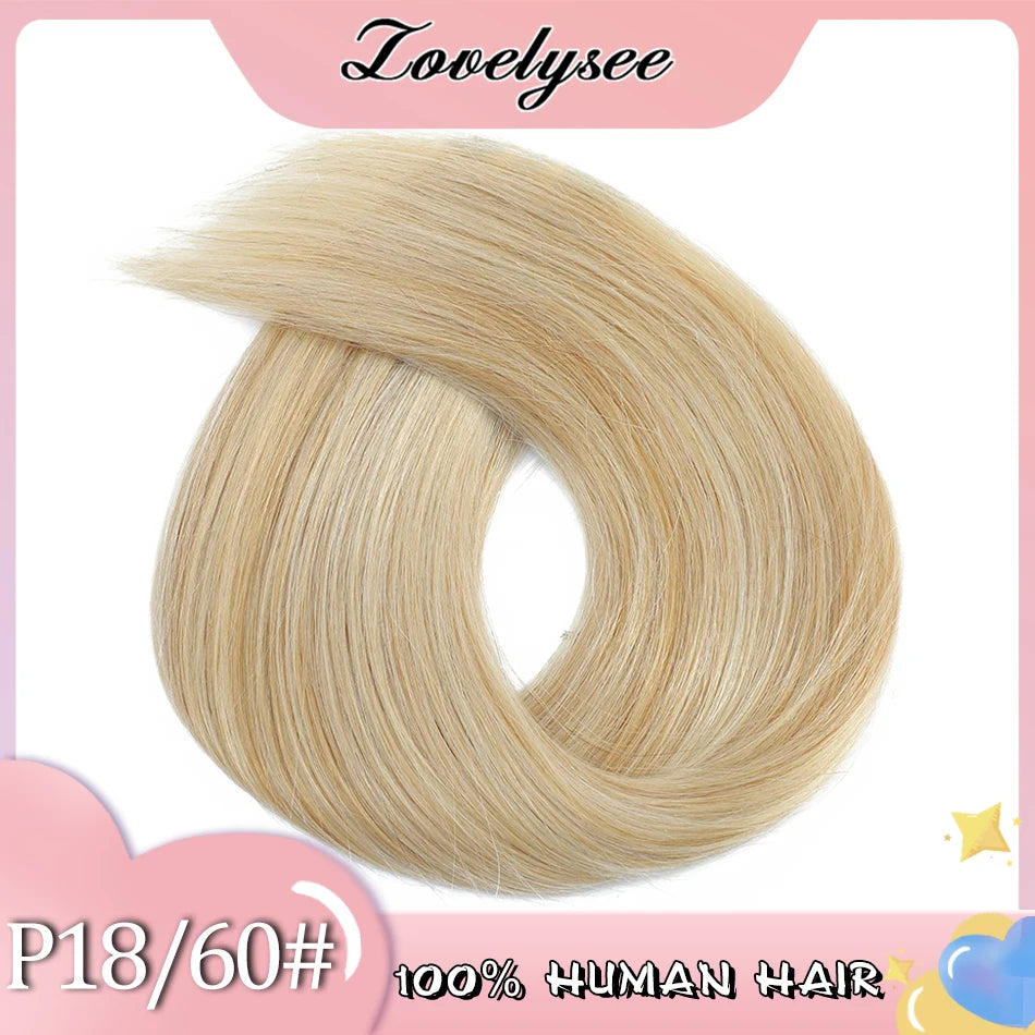 60Grams Lightweight Straight Clip In Human Hair Extensions Full Head 3Pcs Ombre Color Brazilian Machine Remy Hairpiece for Women