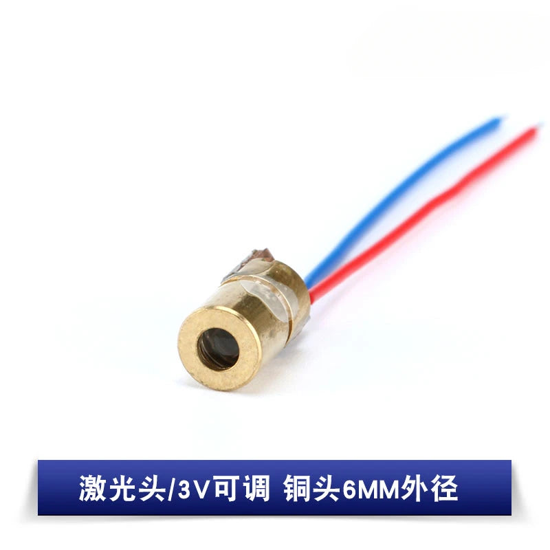 3V 5V laser head diode red dot laser module semiconductor laser tube 6MM outer diameter