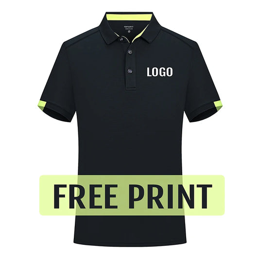 Summer Quick Drying Polos Free Printed Ice Cooling Shirt for Men Women Custom Design Company Logo Golf Polo Short Sleeve Jersey