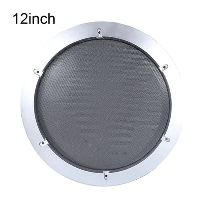 Speaker Net Cover 12Inch Plastic Frame, Metal Iron Wire Grilles Professional Speaker Cover Audio Equipment Parts