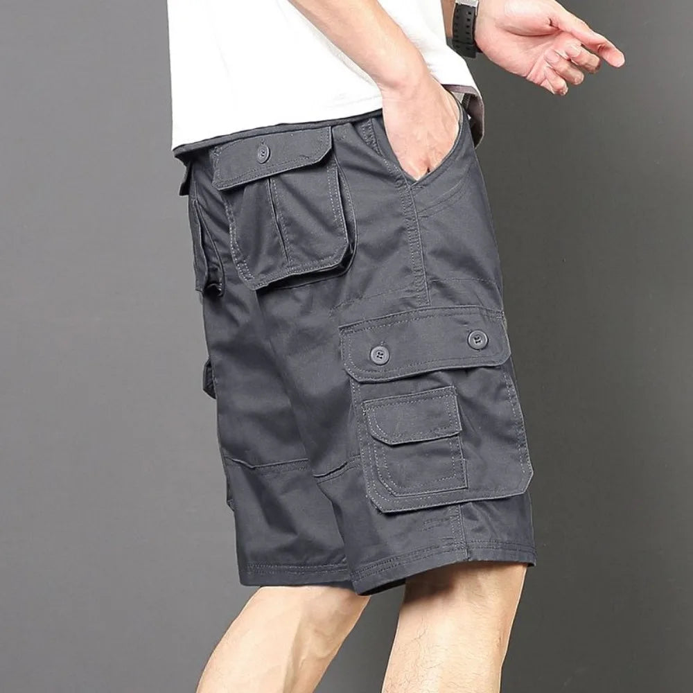 Outdoor Cargo Military Men Tactical Shorts for Summer Waterproof Urban Shorts Trekking Camp Pants Multi Pocket Plus Size Hiking