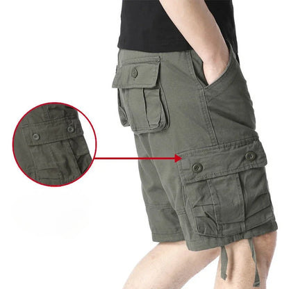 Mens Cargo Shorts Multi Pocket Work Homme Black Short Pants for Men Clothing Comfortable Harajuku Loose Clothes Summer Jorts Y2k