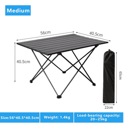 Outdoor Camping Table Ultra Lightweight Folding table Camping Egg Roll Table Portable coffee table Rent House Picnic Table