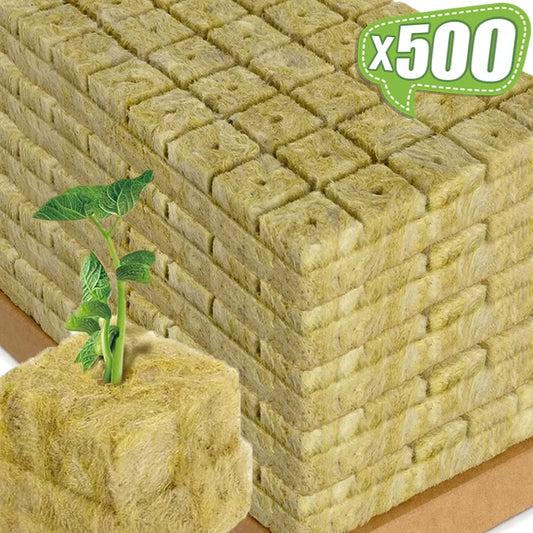 500/50Pcs Planting Cubes Sponge Wool Starter Plugs Hydroponic Grow Media Cubes Seedling Grow Block Greenhouse Garden Supplies