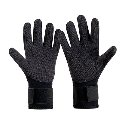 3/5mm Thick Kevlar Diving Gloves. Scratch-proof, for fish hunting, deep dive, spearfishing & skiing.