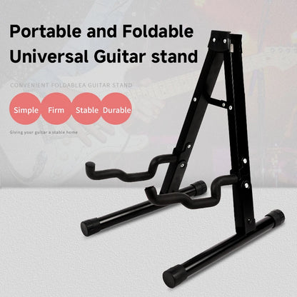 Ghost Fire Vertical folk guitar stand floor-standing home rack ukulele folding guitar stand electric guitar stand(DT-stand)