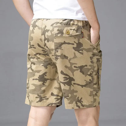 Male Short Pants Hiking Blue Camouflage Men's Cargo Shorts Camo Designer Jorts Streetwear Comfortable Y2k Clothing Young On Sale