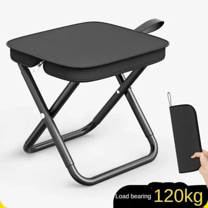 Portable multifunctional outdoor picnic camping folding chair, ultra light fishing stool, travel stool, fishing accessories