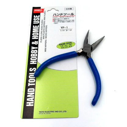 Japan GOOT Mini Pliers Diagonal Cutter Long Nose Nippers for Home Use Hobby Hand Tools Cutting Plastic Soft Wire Bending Holding