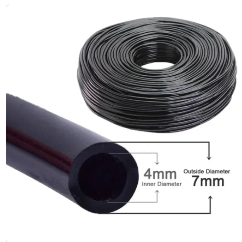 DIY 5-50m PVC Garden Watering Garden Hose 4/7mm Micro Irrigation Pipe Drip Watering Kits with Adjustable Drippers Punch Tool