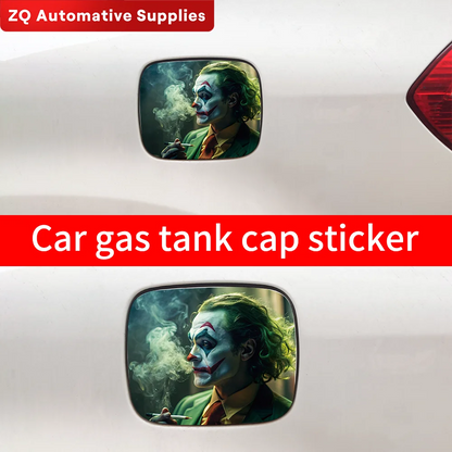 Funny Joker Auto Fuel Tank Sticker Car Sticker Waterproof Sunscreen Decal Fuel Gage Empty Stickers Car Styling Vinyl Accessories