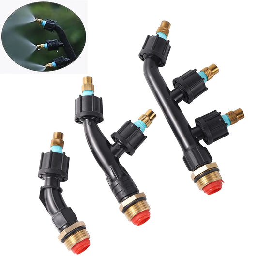 Agricultural Garden Tool Sprayer Copper Nozzle Sprinkler Greenhouse Garden Watering And Dedusting Irrigation Spraying 1Pc