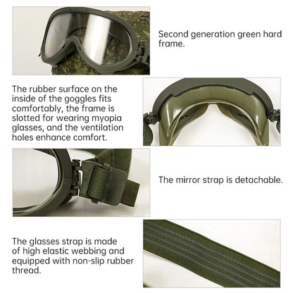 The 6B50 tactical goggles of the Russian military, special forces style, for windproof in outdoor activities.