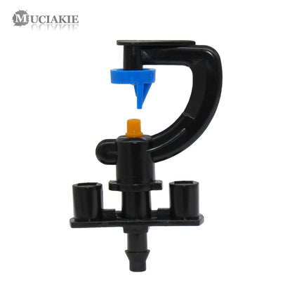 MUCIAKIE 5PCS 180 Degree Refraction G-Type Sector Spray Nozzle Garden Irrigation Spray System Sprayer Nozzle Connection 1/4 Hose