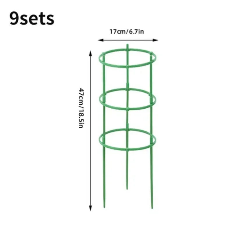 Plant Support Pile Garden Semicircle Flower Stand Cage Plant Grow Fixing Rod Vine Climbing Bracket Stake Holder Bonsai Tool New