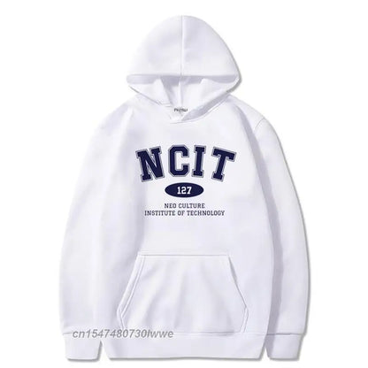 Ncit 127 Hoodies Letter Print Nct Men/Women Sweatshirts Hoodie Oversized Pullover Harajuku Streetwear Tracksuits Clothes