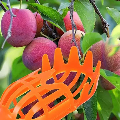 1pc High-Altitude Fruit Picker Loquat Bayberry Plastic Garden Fruit Picking Tool Harvester Catcher For Hand Peach, Plum, Jujube,