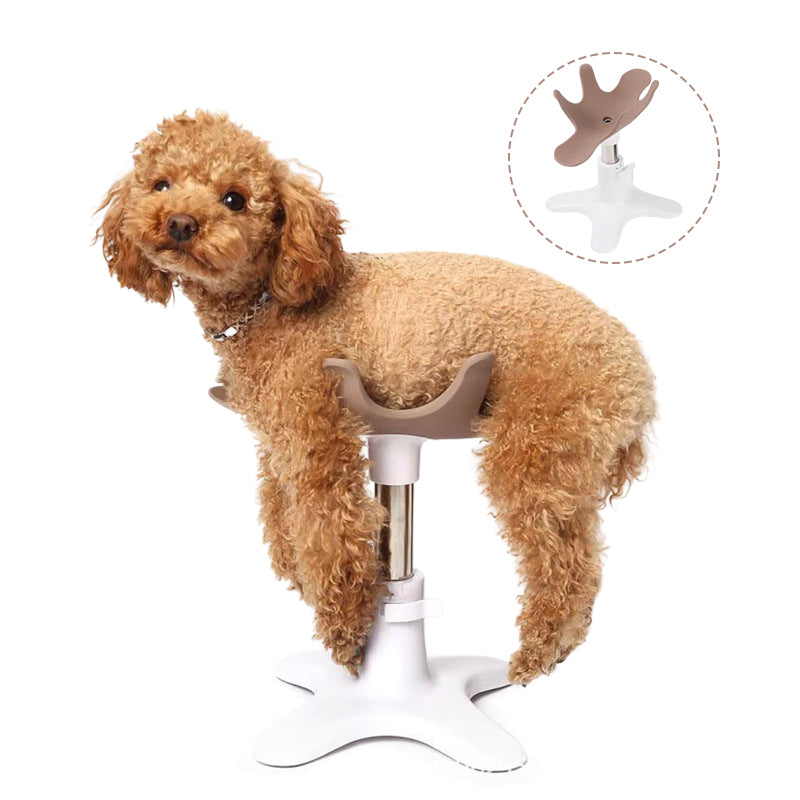 Pet Shower Grooming Table, Dog Fixing Rack & Bathing Hair Dryer Bracket for Small & Medium Pets